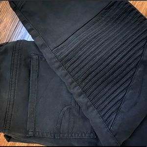 Black Moto Jeggings American Eagle Sz 4